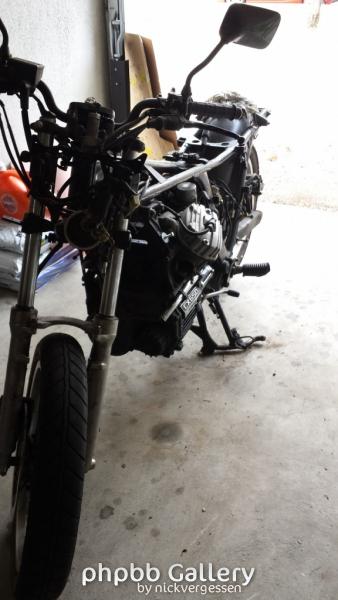 démontage en cours