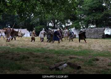 Reconstitution d'une bataille