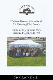 01 Page de garde 1er Rassemblement CX