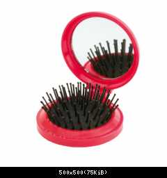 Brosse avec miroir