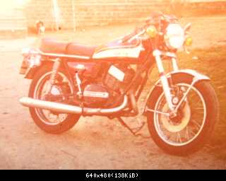 yamaha 350 RD en 1974